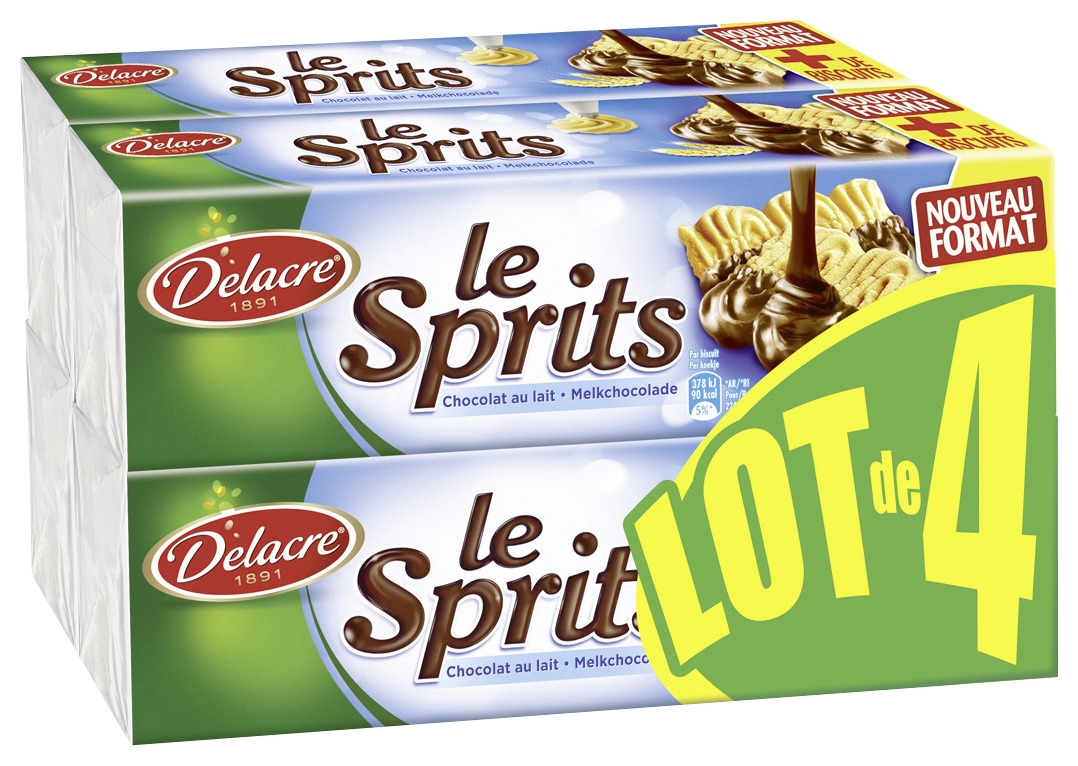 Le Sprits chocolat au lait Delacre