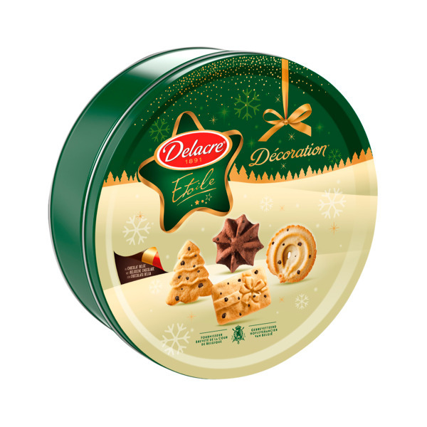 Boîte Biscuits de Noël Etoile