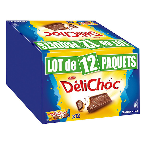 DÉLICHOC CHOCOLAT AU LAIT DELACRE