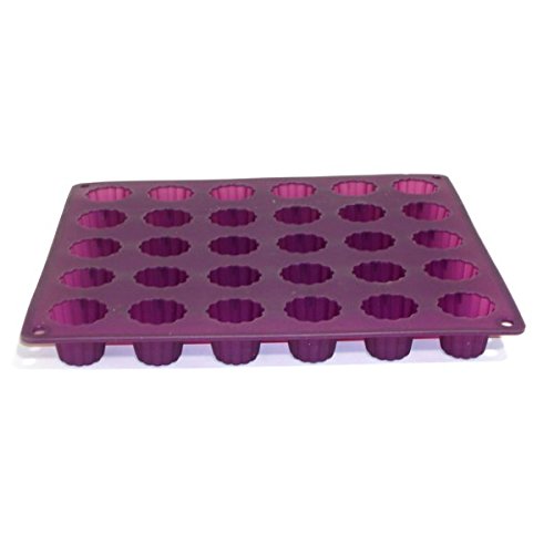 S.I.F. - Plaque 30 mini cannelés 3,5 cm Silicon...