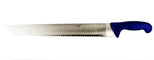 6714033-c couteau poisson grandes dents bleu 33 cm