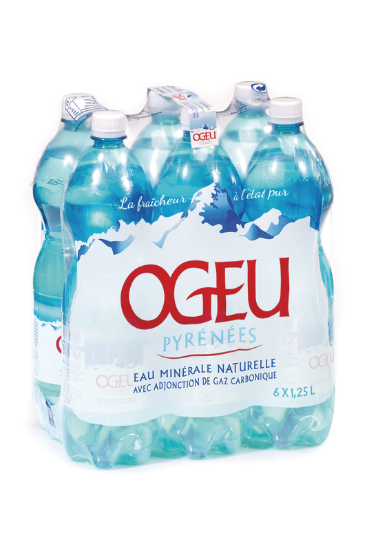 OGEU EAU MINÉRALE NATURELLE AVEC ADJONCTION DE GAZ CARBONIQUE OGEU code EAN 3119070064106 