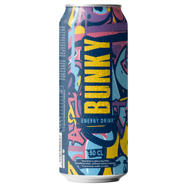 ENERGY DRINK CAN 50CL 
 3119073505897 BUNKY