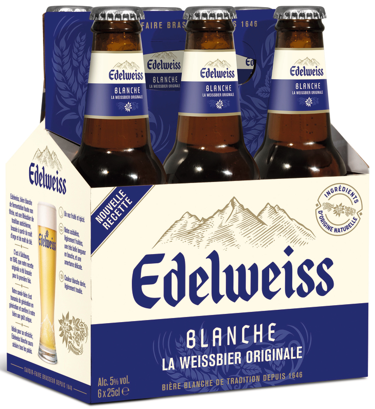 EDELWEISS BIÈRE BLANCHE EDELWEISS code EAN 3119780273515 