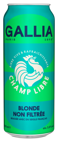 GALLIA BIÈRE CHAMP LIBRE
 code EAN 3119789831280 
