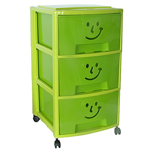 Pls6093-21 tour de rangement avec trois tiroirs...