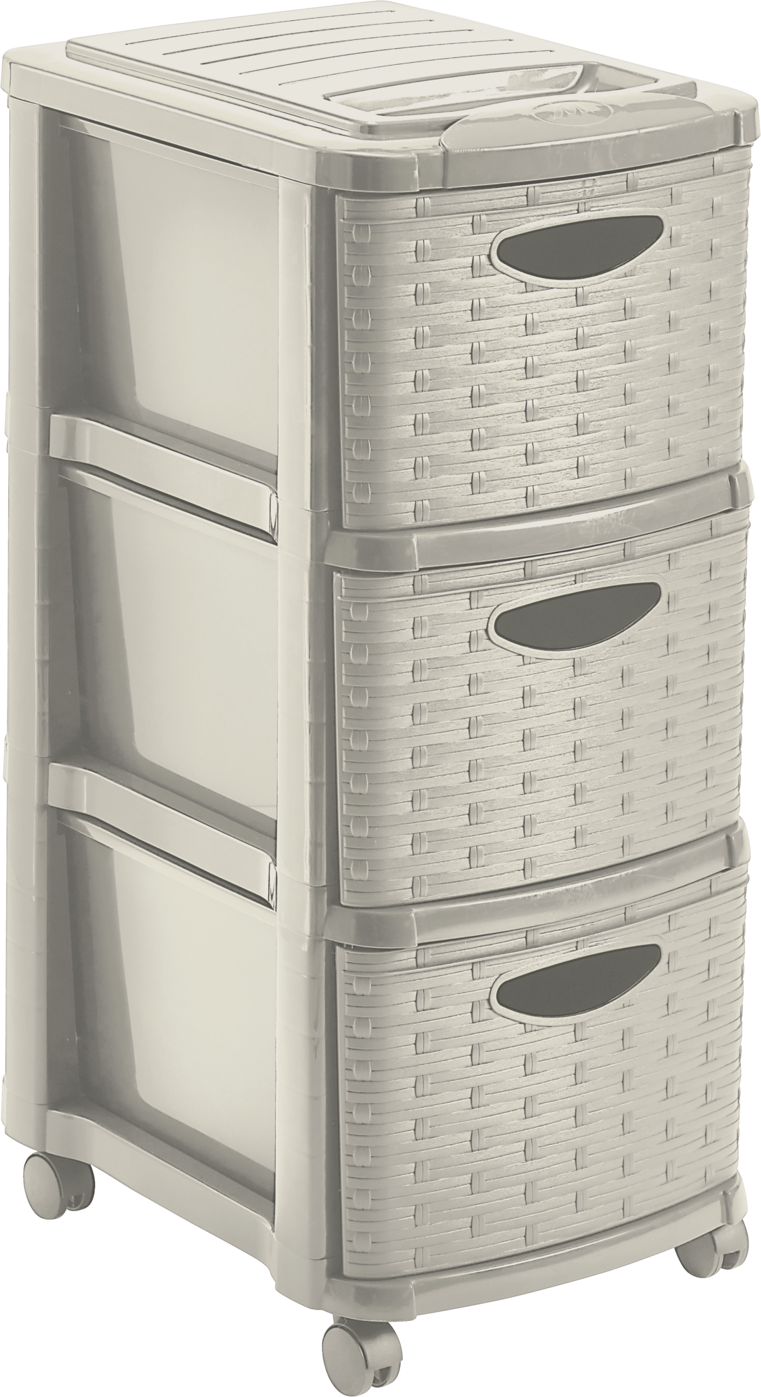 TOUR DE RANGEMENT A4 3 TIROIRS + ROULETTES DECO...