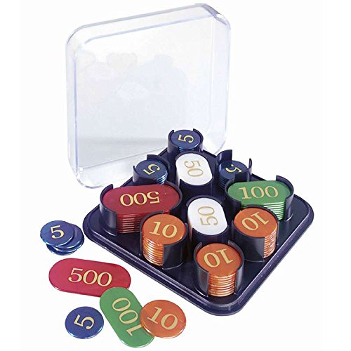 Jetons modèle luxe en coffret 100 pièces