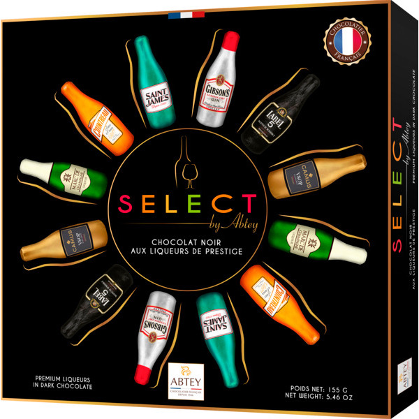 ABTEY
 BOITE SELECT BY ABTEY  LIQUEURS PRESTIGE
 code EAN 3120470128800 