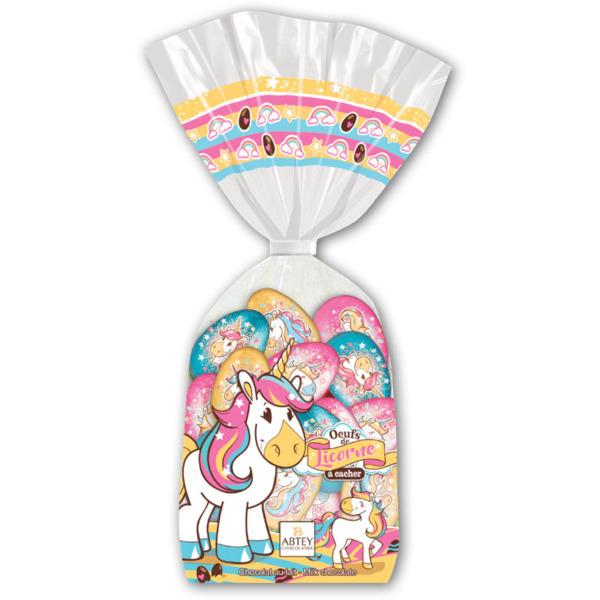 SACHET 18 ŒUFS À CACHER LICORNE
