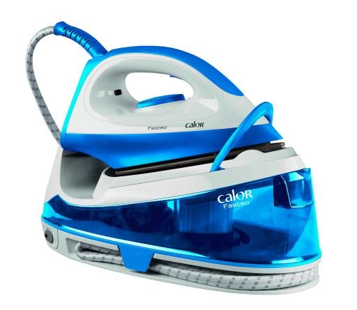 Centrale vapeur Fasteo SV6038CO blanche et bleu
