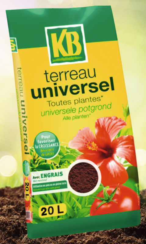 KB TERREAU UNIVERSEL 20 L KB code EAN 3121970121605 