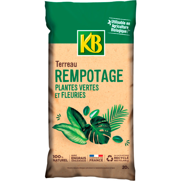 KB TERREAU REMPOTAGE 20L 
 code EAN 3121970172768 