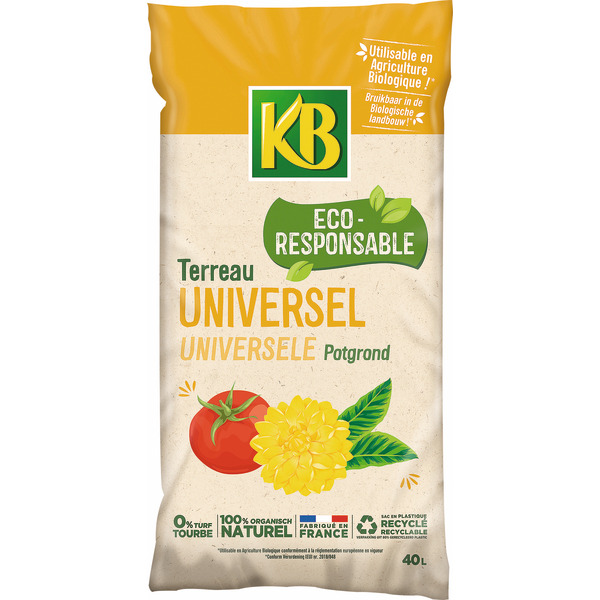 TERREAU UNIVERSEL ECO RESPONSABLE 40L 
