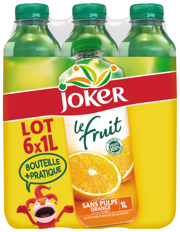 JUS D'ORANGE SANS PULPE JOKER