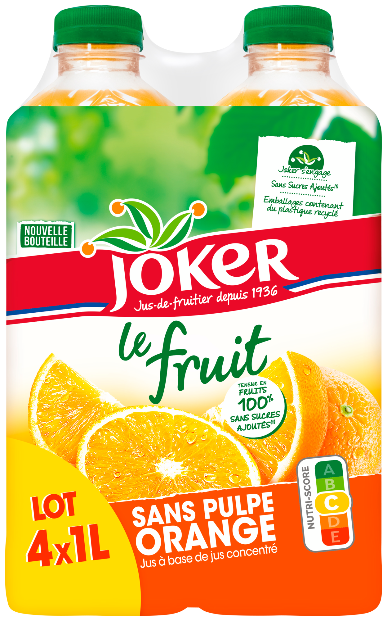 JUS D'ORANGE SANS PULPE