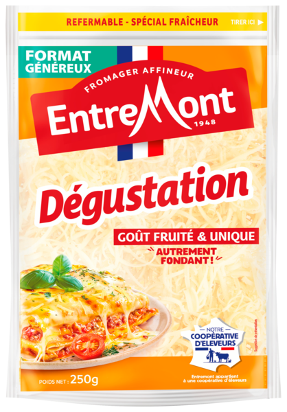  Fromage Râpé Dégustation Entremont code EAN 3123930713363 