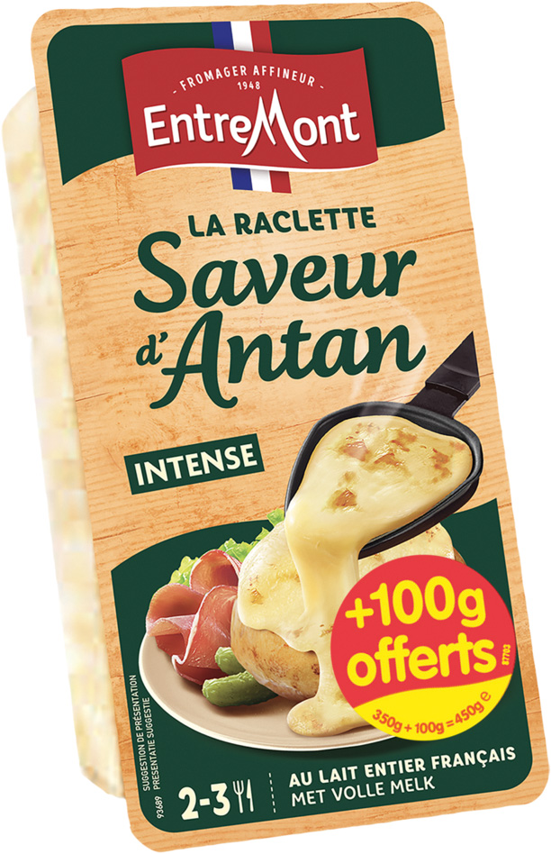  RACLETTE PASTEURISE ENTREMONT code EAN 3123931282813 
