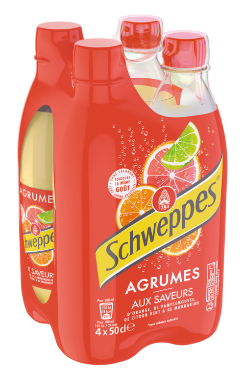 BOISSON GAZEUSE AGRUM' SCHWEPPES