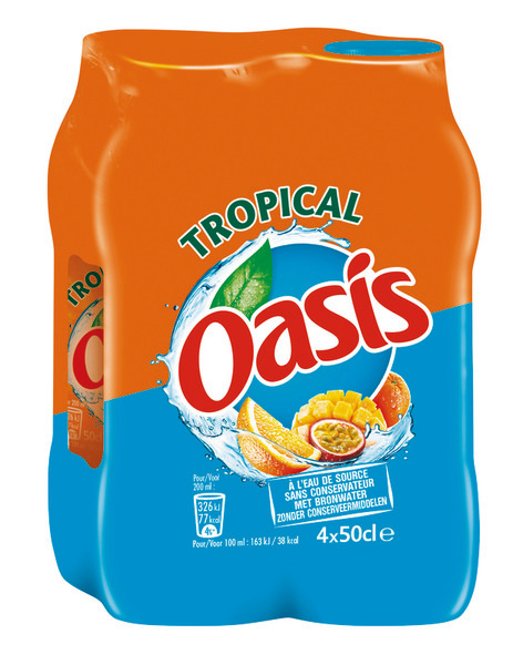 OASIS TROPICAL, PULCO CITRONNADE OU SCHWEPPES I...