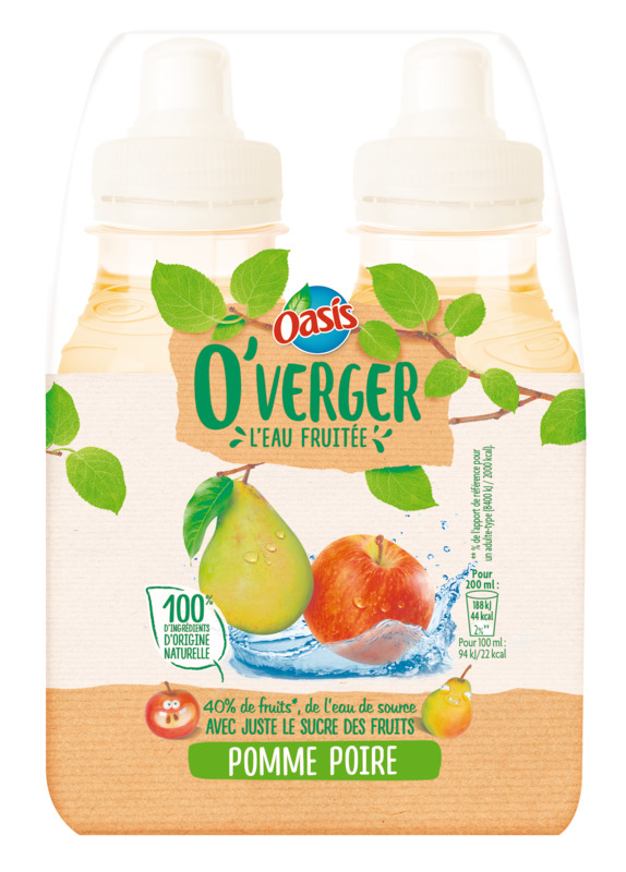 BOISSON POMME POIRE OASIS O VERGER