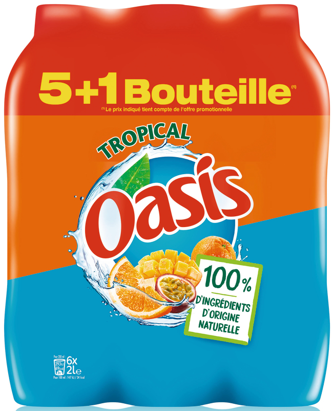BOISSON AUX FRUITS TROPICAL OASIS