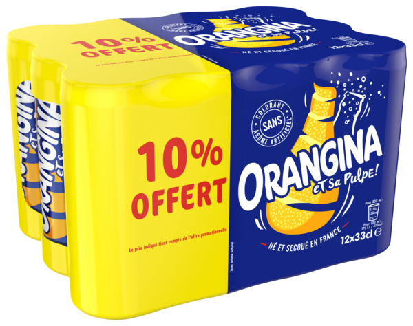 ORANGINA ORANGINA JAUNE code EAN 3124480200518 