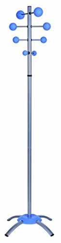 Pmdisco l porte-manteaux avec 8 patères acier b...
