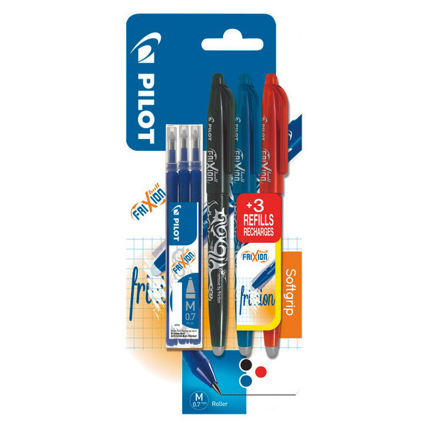 pilot 3 rollers "Frixion Ball" code EAN 3131910031604 