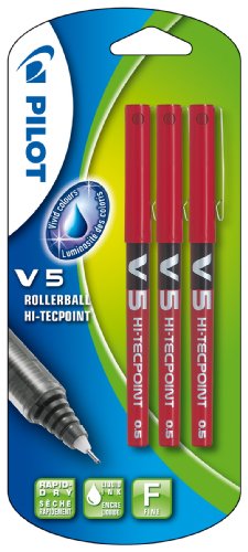 V5 blister de 3 stylos à bille roulante à encre...