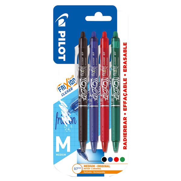 PILOT 4 rollers Frixion Clicker code EAN 3131910212232 