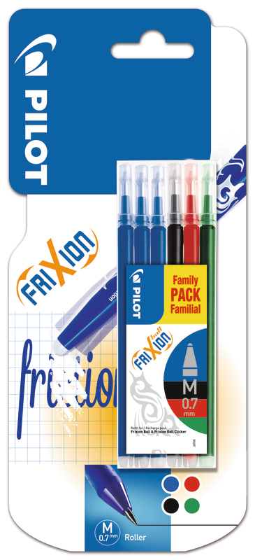 6 RECHARGES POUR ROLLERS ENCRE THERMOSENSIBLE 