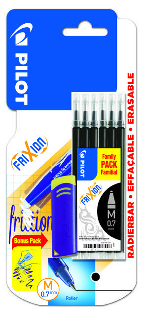 6 RECHARGES “FRIXION” + 1 GOMME