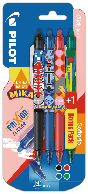 FRIXION 3+1 ROLLER FRIXION BALL CLICKER COLLECTION MIKA FRIXION code EAN 3131910520351 