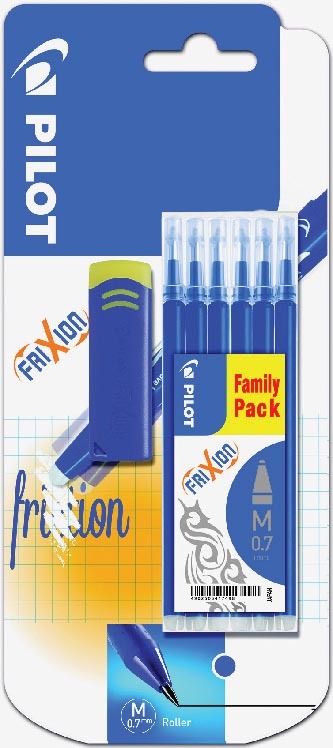 6 RECHARGES “FRIXION” + 1 GOMME