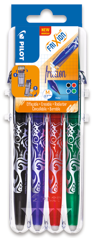 PILOT "EVOLUTIVE SET" 4 ROLLERS FRIXION BALL CLASSIQUES PILOT code EAN 3131910546795 