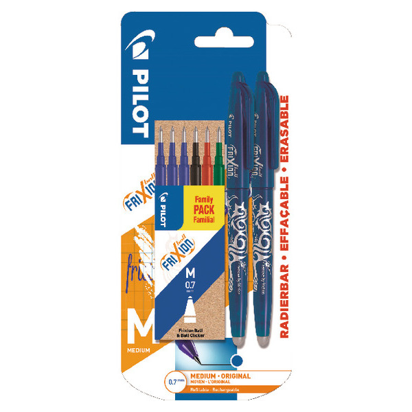  2 Frixion Ball Bleu + 1 Etui 6 Recharges Pilot code EAN 3131910547303 