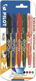 Pilot 4 ROLLERS "FRIXION BALL" + 1 SURLIGNEUR code EAN 3131910576419 