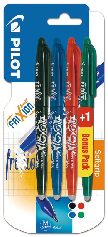 3 + 1 ROLLERS THERMOSENSIBLES EFFAÇABLES 