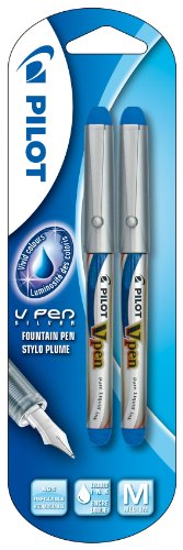 V-pen silver blister de 2 stylos plumes jetable...