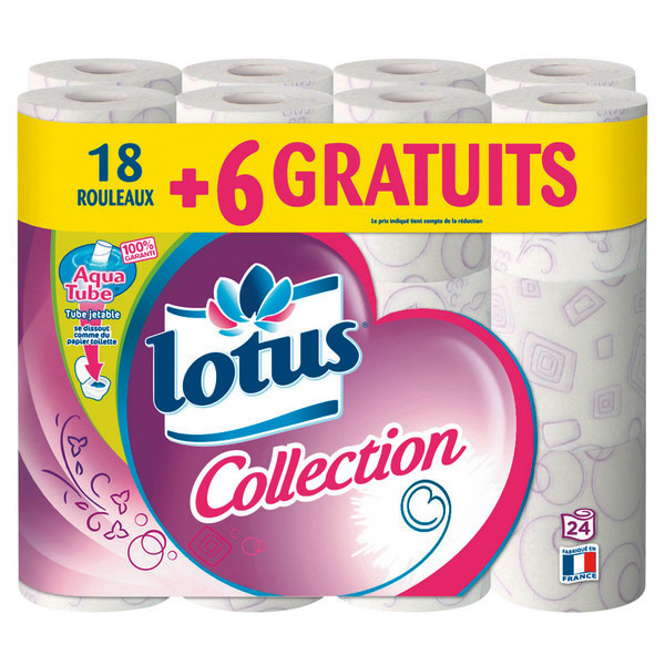 lotus Papier toilette Aqua Tube  code EAN 3133200057134 