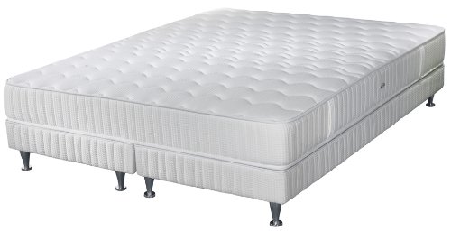 Barcelone matelas + sommier + pied blanc 200 x ...