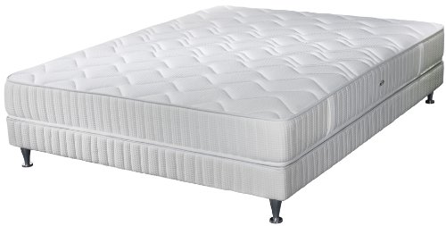 K22w140190 milan matelas + sommier + pied blanc...