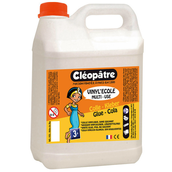 cleopatre Bidon de colle vinylique blanche 2 kg code EAN 3134725001343 
