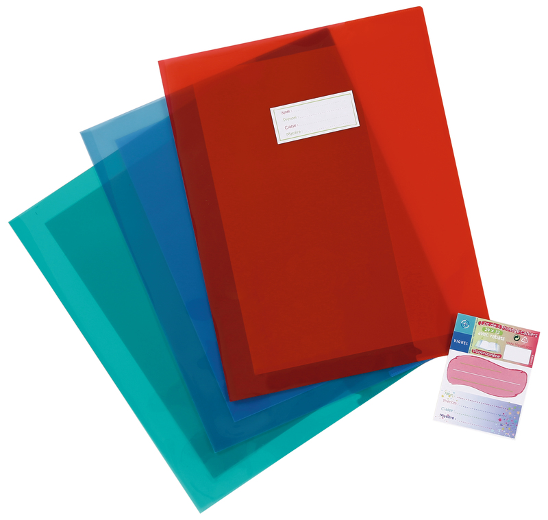 3 PROTEGE CAHIERS 24X32 CM VIQUEL