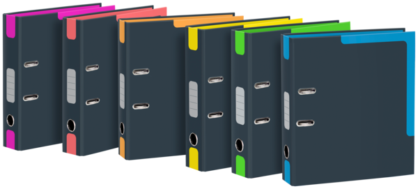 CLASSEUR A LEVIER COINS COULEUR NEON 
VIQUEL