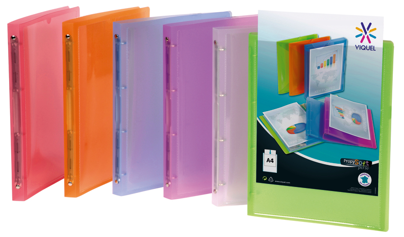 CAHIER CLASSEUR A4  DOS DE 25MM PROPYSOFT VIQUEL