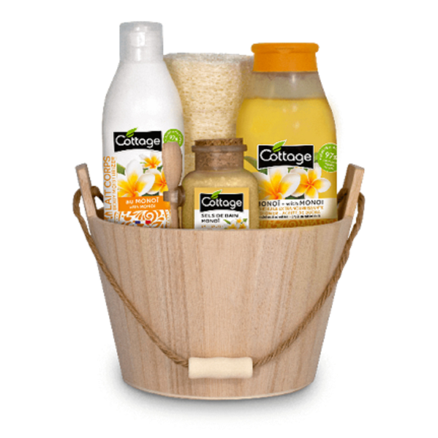 COTTAGE Coffret soin corps Rituel Secret de Beauté Monoï 97% d'ingrédients naturels COTTAGE code EAN 3141380071277 