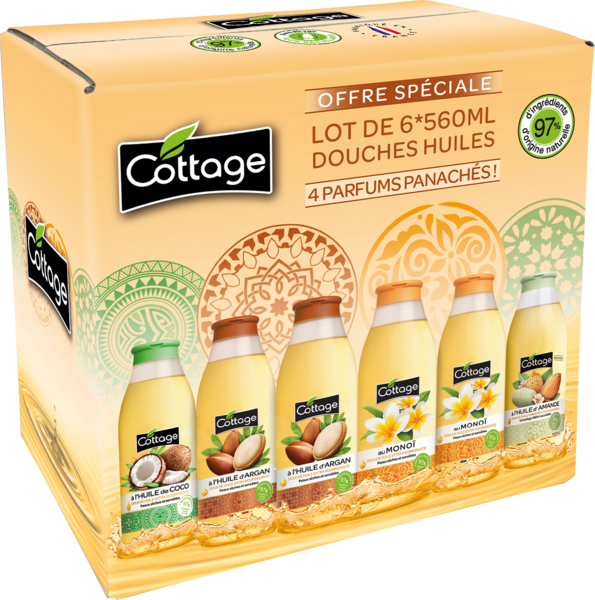  Coffret Gel Douche Panaché Cottage code EAN 3141389600188 