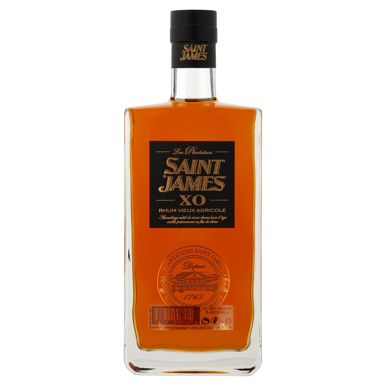 Rhum vieux agricole Martinique SAINT JAMES